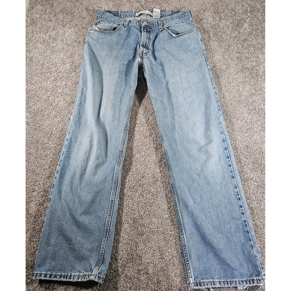 Levis 559 Jeans Men 34x32 Blue Loose Straight Skater Baggy Grunge Distressed - Picture 2 of 14